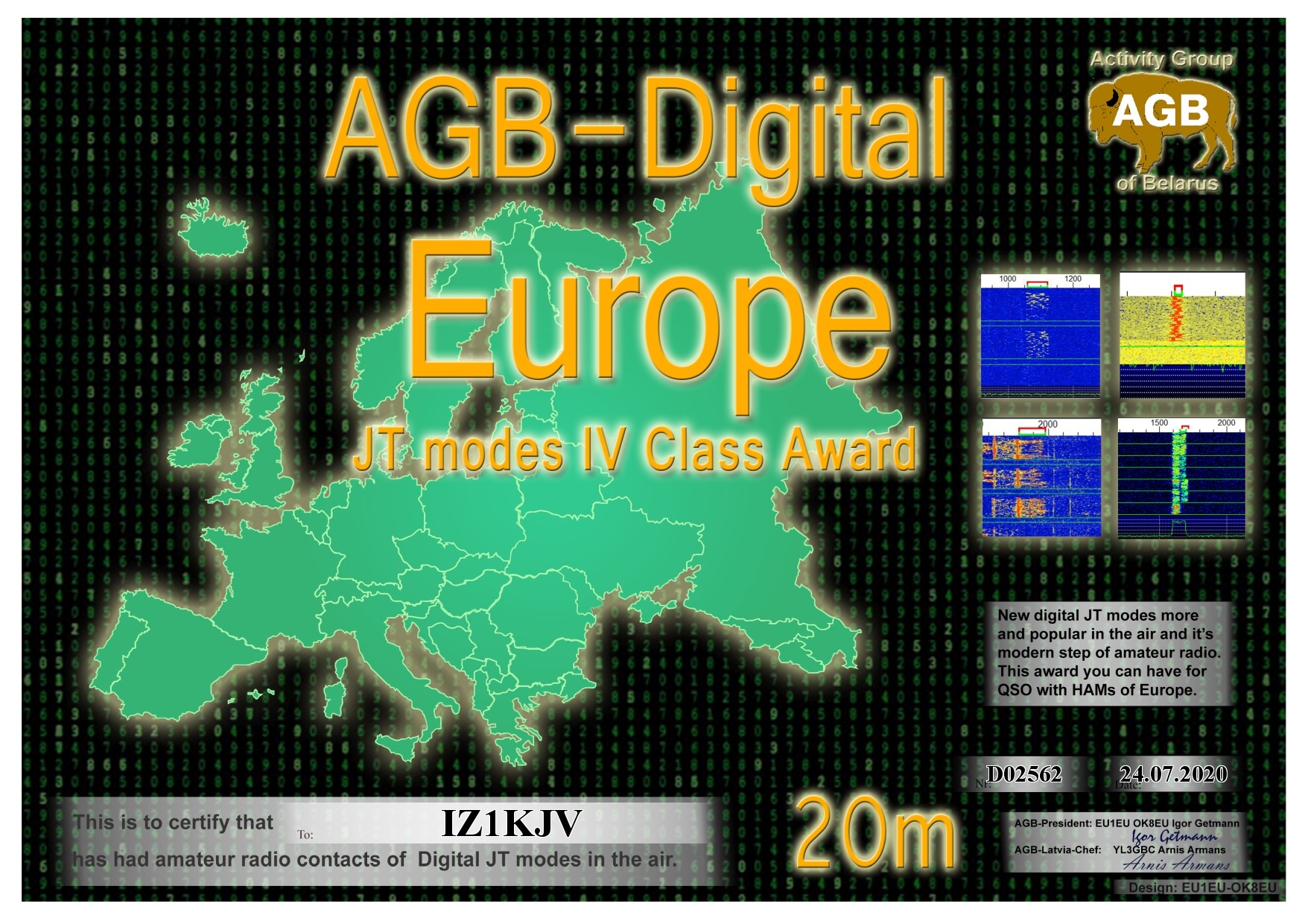 IZ1KJV-EUROPE_20M-IV_AGB
