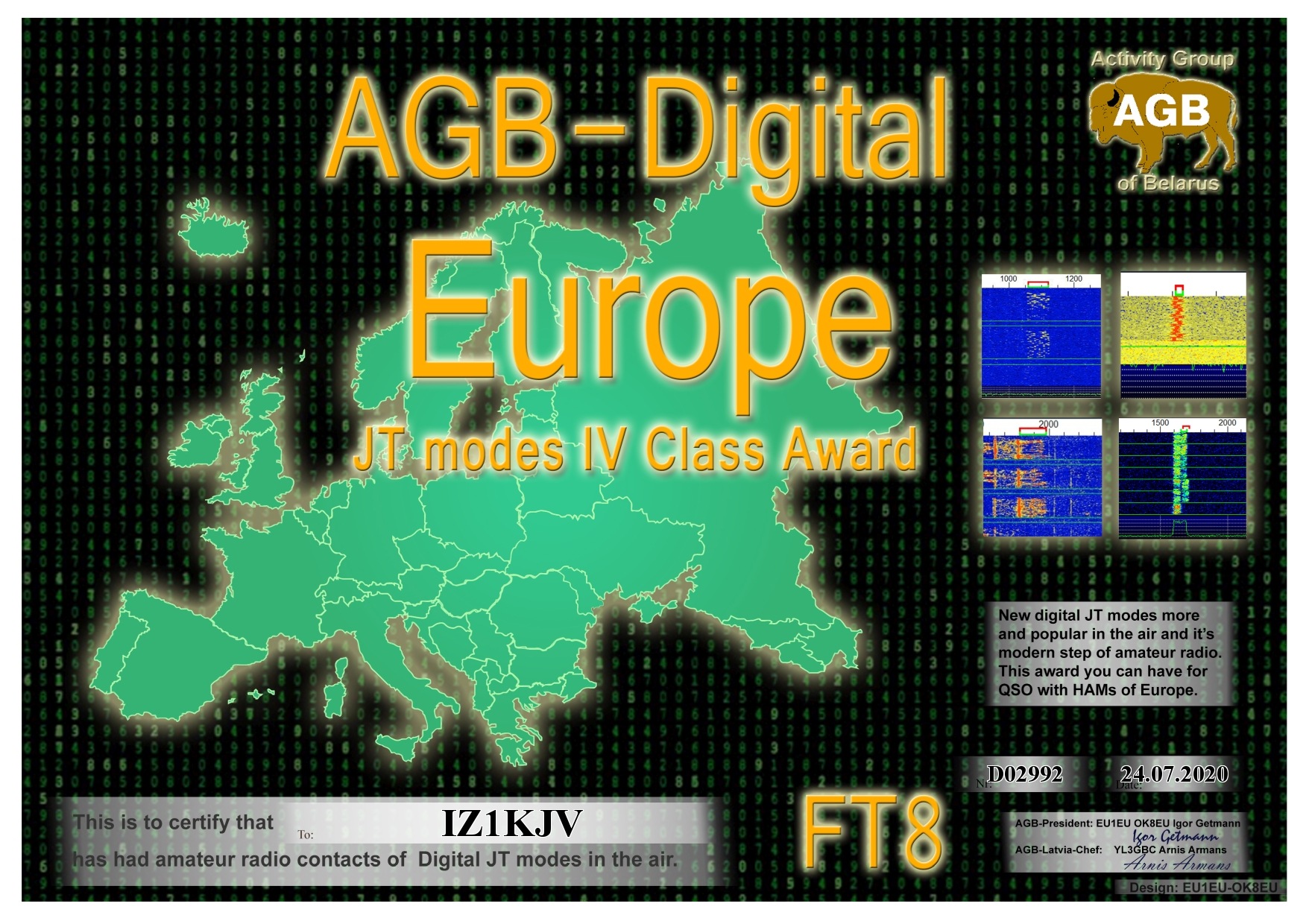 IZ1KJV-EUROPE_FT8-IV_AGB